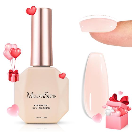 Imagem de Gel de base para unhas Builder MelodySusie Nude Soak Off UV Gel