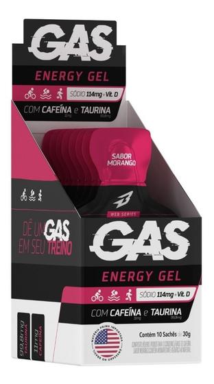 Imagem de Gel de Carboidrato Gas Energy Gel Energético Cx 10 Sachês Bodyaction