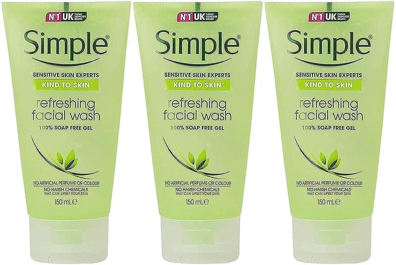 Imagem de Gel de Lavagem Facial Simple Kind to Skin - 150ml (Pack com 3)