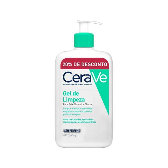 Gel de Limpeza CeraVe Pele Normal a Oleosa 454g