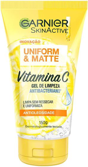 Imagem de Gel De Limpeza Facial Antibacteriano Vitamina C 150g Garnier