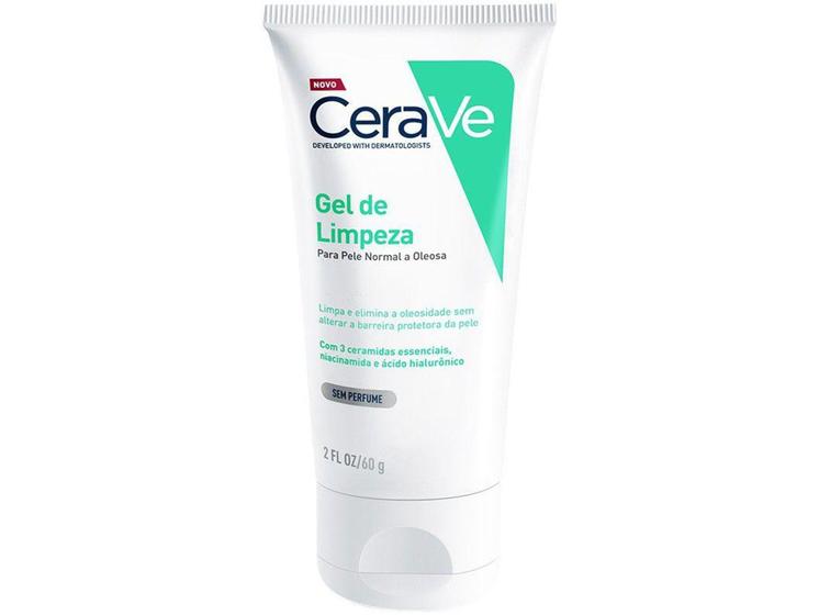 Imagem de Gel de Limpeza Facial Cerave Hidratação CRV - Dermocosméticos 60g