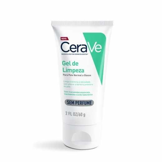 Imagem de Gel de Limpeza Facial CeraVe Pele Oleosa Sem Perfume 60g