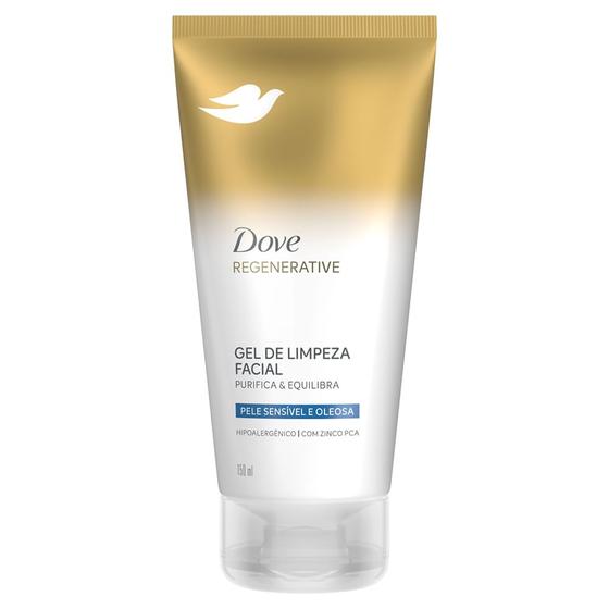 Imagem de Gel de Limpeza Facial Dove Regenerative Pele Sensível e Oleosa 150ml