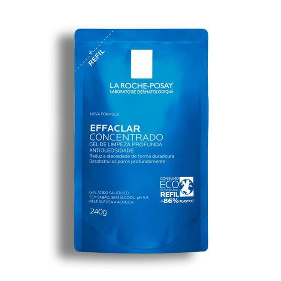 Imagem de Gel de Limpeza Facial Effaclar Concentrado La Roche-Posay Refil 240g