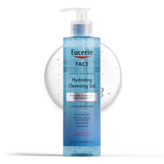 Imagem de Gel de Limpeza Facial Eucerin Hidratante Suave 400ml - Com Ácido
