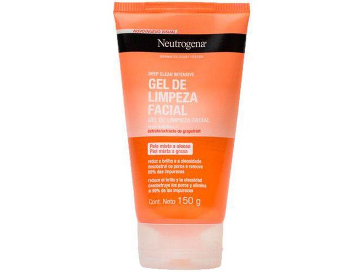 Gel de Limpeza Facial Neutrogena Deep Clean - Intensive Grapefruit 150g ...