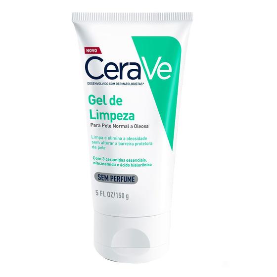 Imagem de Gel de limpeza para pele normal a oleosa Cerave - Foaming Facial Cleanser