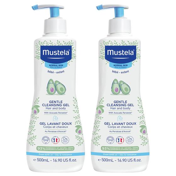 Imagem de Gel de limpeza suave Mustela Baby - Sabonete líquido para ca