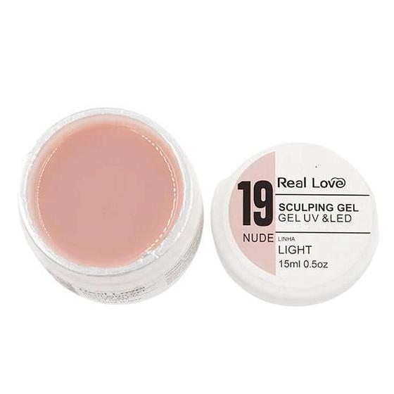 Imagem de Gel De Unha Real Love Light Sculping 19 Nude 15Ml