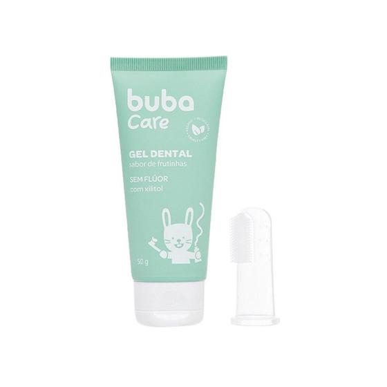 Imagem de Gel Dental Buba Care Sem Flúor Com Escova Massageadora 50G