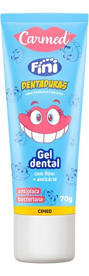 Imagem de Gel Dental Carmed Fini Dentaduras 70g Pasta De Dente Fini