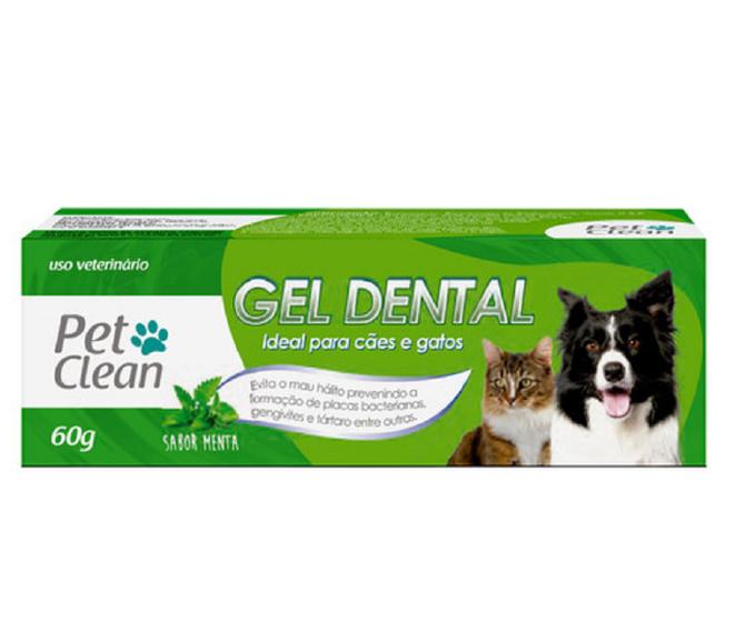 Imagem de Gel Dental Menta Cães e Gatos Pet Clean 60g