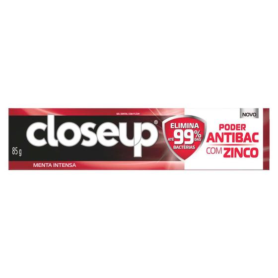 Imagem de Gel Dental Menta Intensa Closeup Poder Antibac com Zinco 85g
