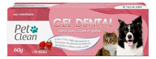 Imagem de Gel Dental Morango Cães e Gatos Pet Clean 60g