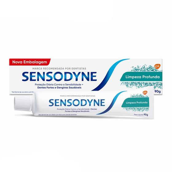 Imagem de Gel Dental Sensodyne Limpeza Profunda 90g