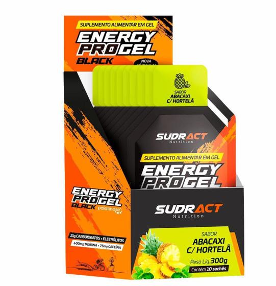 Imagem de Gel Energético Energy Pro Black - 10 sachês