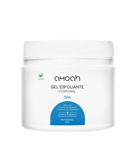 Gel Esfoliante Corporal C Aloe Vera Vegano 500 G - Amoah - Amoah Cosméticos Imagem de Gel Esfoliante Corporal C Aloe Vera Vegano 500 G - Amoah