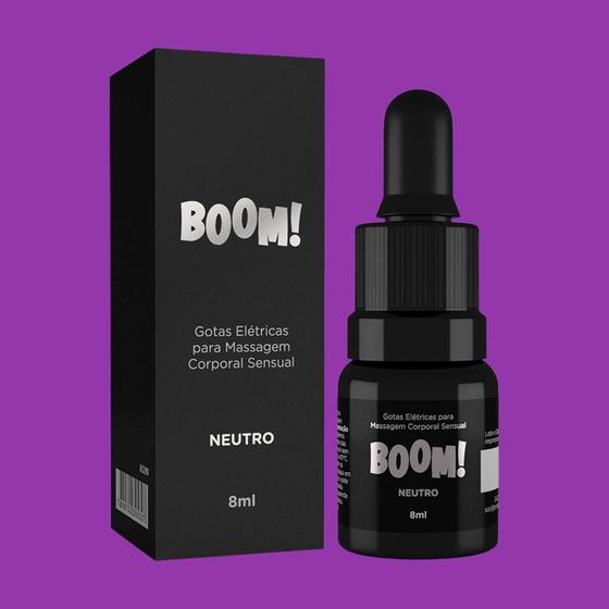 Imagem de Gel Excitante Beijavel Gotas Eletricas Boom Neutro - 8 ml - A Sós