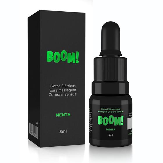 Imagem de Gel Excitante Vibrante Gotas Elétricas Boom Menta - 8 ml