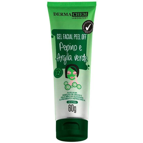 Imagem de Gel Facial Argila Verde E Pepino Dermachem 60G