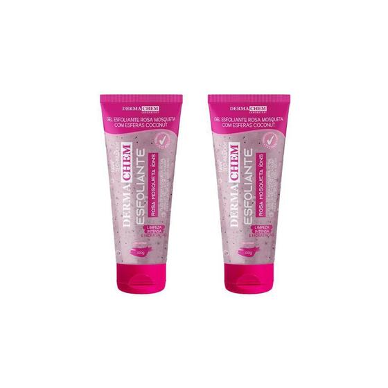 Imagem de Gel Facial Dermachem Esfoliante Rosa Mosqueta 100G-Kit C/2Un