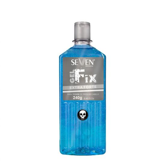 Gel Fixador Extra Forte Seven 240g Gel de Cabelo Magazine Luiza