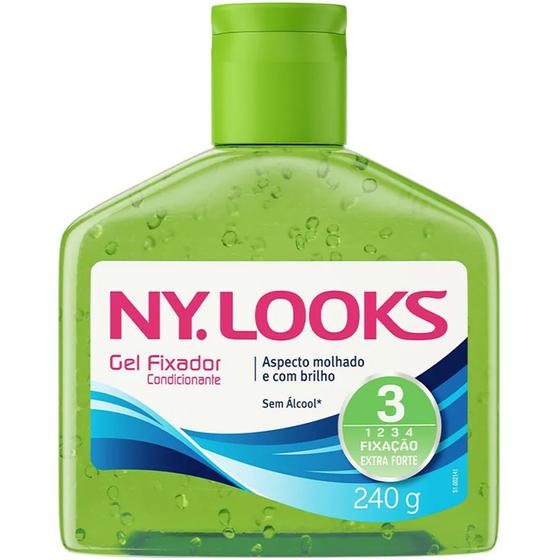 GEL FIXADOR 240G 3 FIXACAO EXTRA FORTE - NY. LOOKS