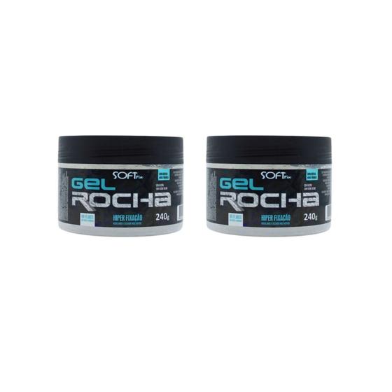 Imagem de Gel Fixador Softfix Rocha 240g - Kit C/ 2un