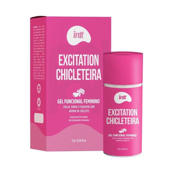 Imagem de Gel Funcional Feminino Excitation Chicleteira Intt 17g