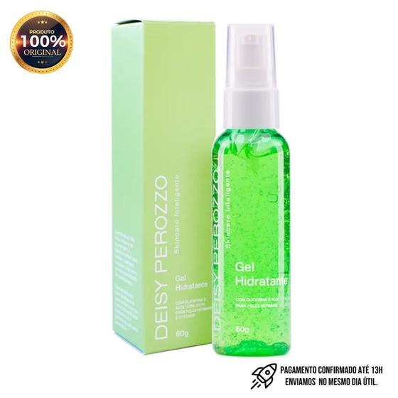 Imagem de Gel hidratante de limpeza facial com aloe vera skin care inteligente da deisy perozzo 60g