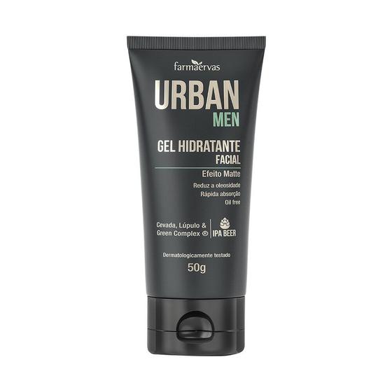 Imagem de Gel Hidratante Facial 50g Masculino Efeito Matte Urban Men