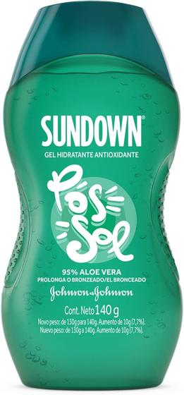 Imagem de Gel Hidratante Pós Sol Sundown 95% Aloe Vera 140g