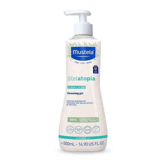 Imagem de Gel Lavante Mustela Stelatopia Pele Ressecada e Atópica - 500ml