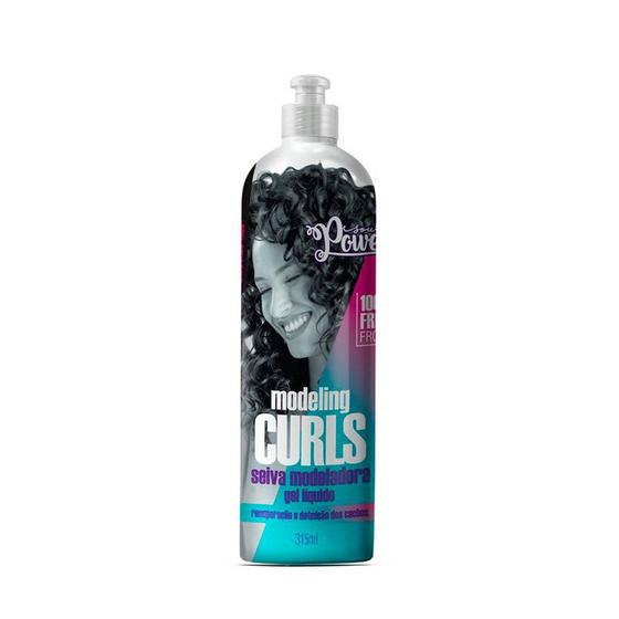 Imagem de Gel Líquido Soul Power Modeling Curls Seiva Modeladora 315ml