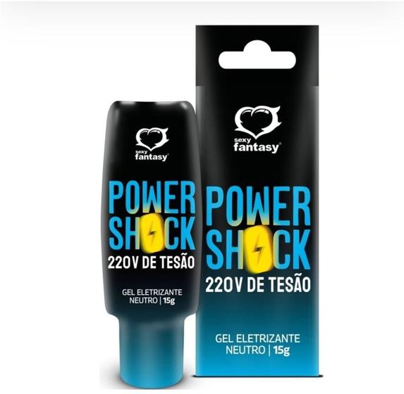 Imagem de Gel Lubrificante Íntimo e Eletrizante de  15g POWER SHOCK 220V -  SEXY FANTASY