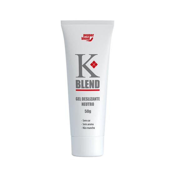 Imagem de Gel lubrificante intimo k blend 50g base de agua - pepper blend