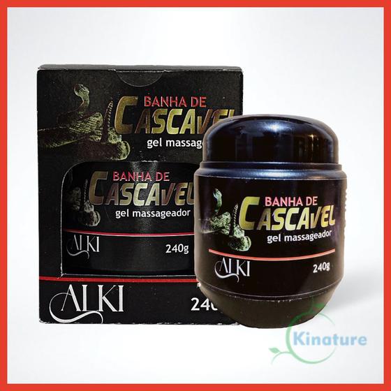 Gel MASSAGEADOR Banha de Cascavel 240g Alki Alki Cosméticos Cosméticos para Massagem