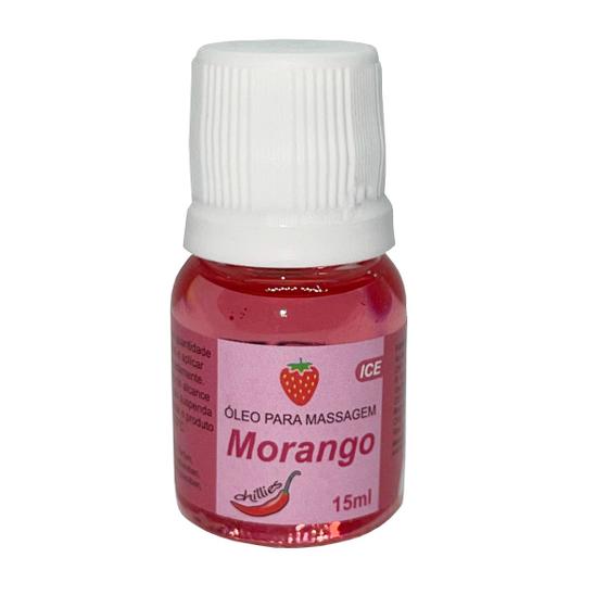 Gel Massagem Corporal Lubrificante Comestível Sabor Morango Ice Chillies Gel Para Sexo 2241