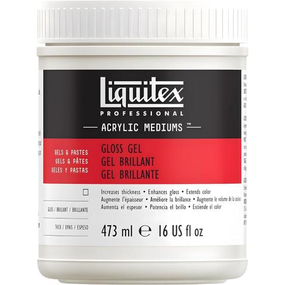 Imagem de Gel Médium Acrílico Brilhante Liquitex 473ml