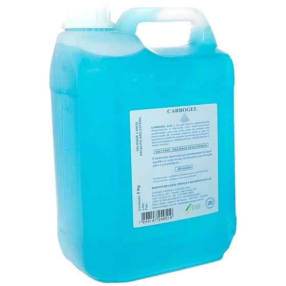 Imagem de Gel para ECG CarboGel Azul 5kg - unidade