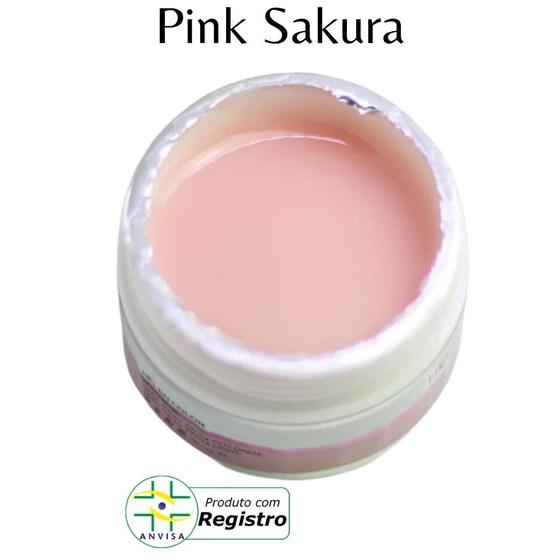 Imagem de Gel Para Unhas De Gel Helen Color Silver - Pink Sakura 20G