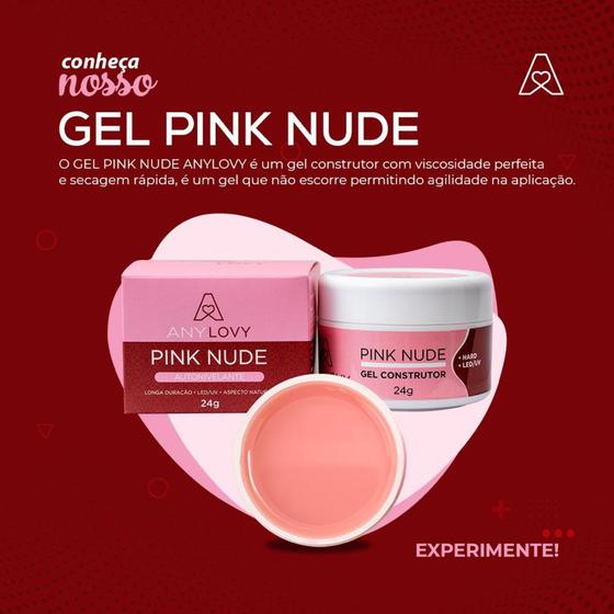Imagem de Gel para unhas pink nude