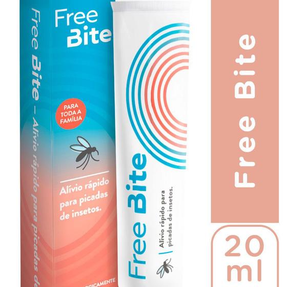 Gel Pós Picada De Insetos E Mosquitos Free Bite 20ml Freebite