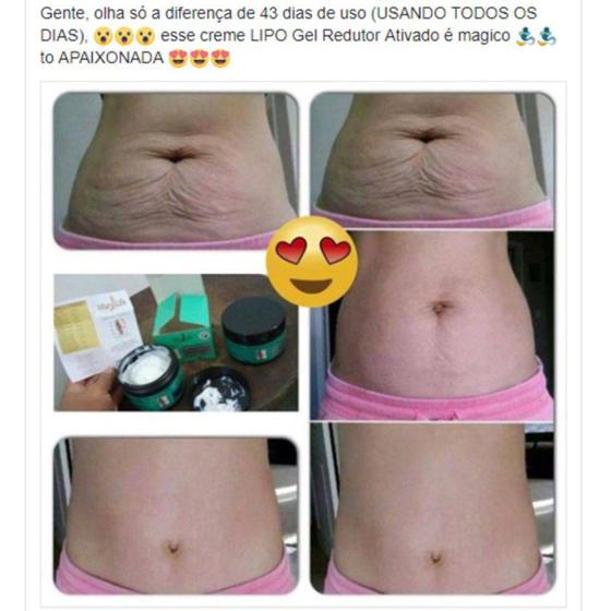 Gel Redutor Gordura Seca Barriga 4 Semanas Mary Life Menor preço em Gel Redutor Gordura Seca Barriga 4 Semanas Mary Life