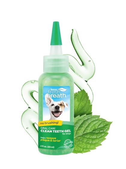 Imagem de Gel Removedor de Tártaro Tropiclean Fresh Breath para Cães 59Ml