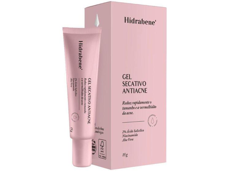 A embalagem de Gel Secativo Antiacne Hidrabene
