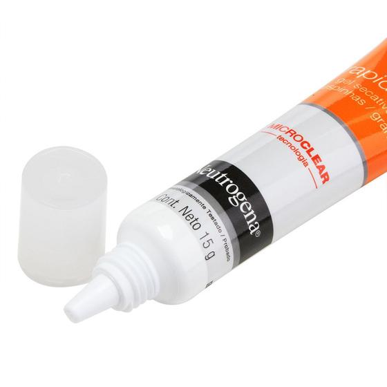 Gel Secativo Rapid para espinhas Clear Neutrogena 15g Menor preço em Gel Secativo Rapid para espinhas Clear Neutrogena 15g