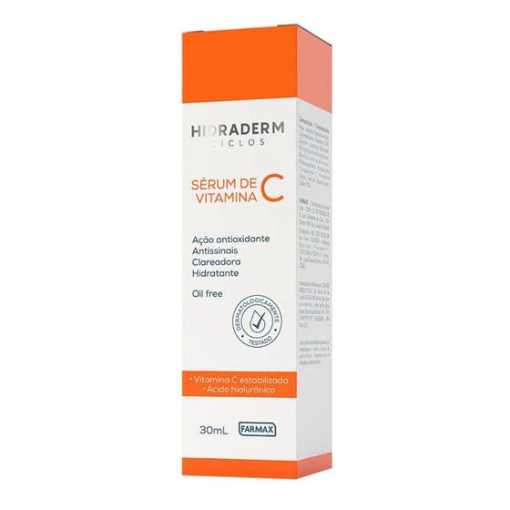 Imagem de Gel Sérum De Vitamina C Hidraderm Ciclos 30ml Farmax