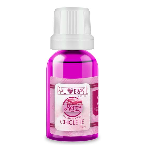 Imagem de Gel térmico beijável kero + para sexo oral 13 sabores com sensação hot e ice 30ml pau brasil